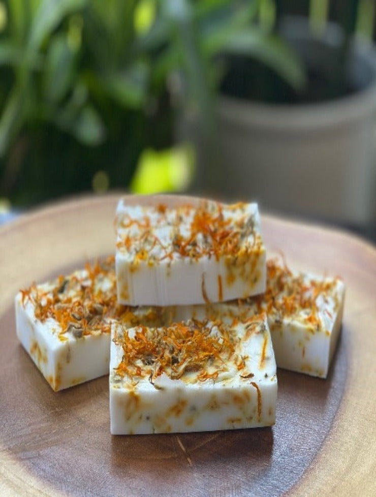 Organic Goat Milk & Calendula Vanilla Soap