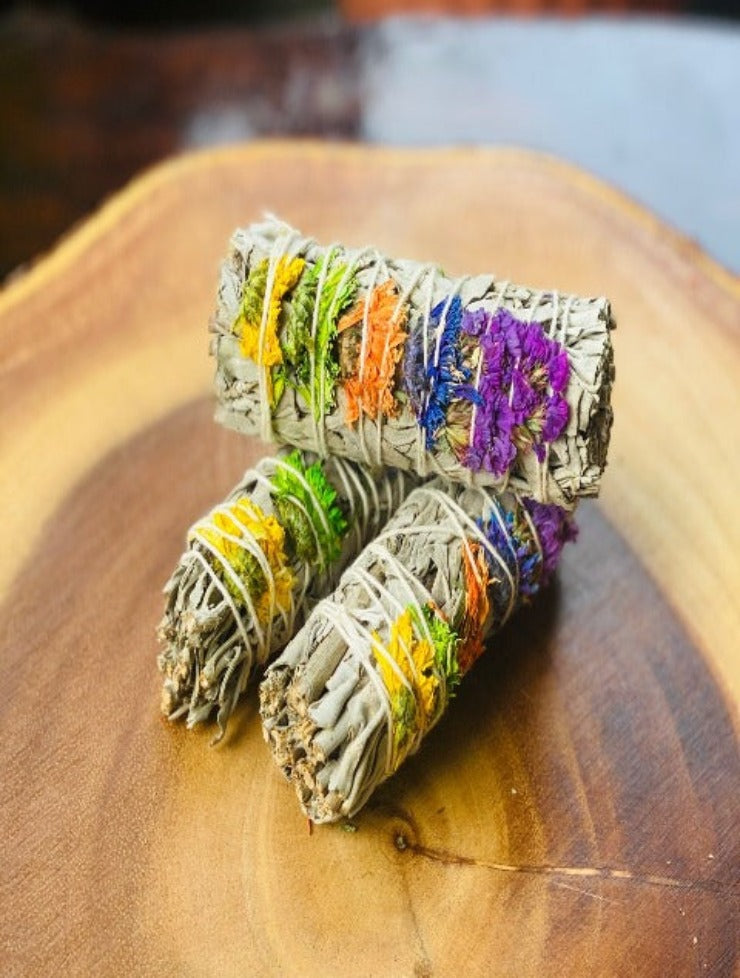 Floral Organic White Sage ( 4 Inch )