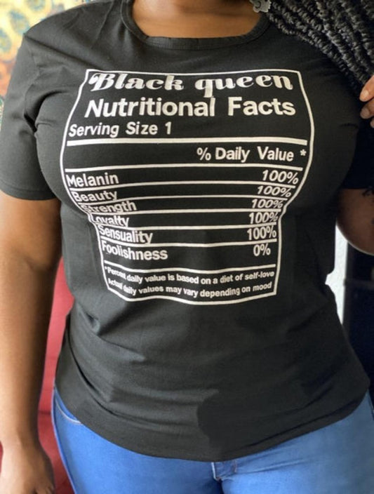 Black Queen Facts T-Shirt