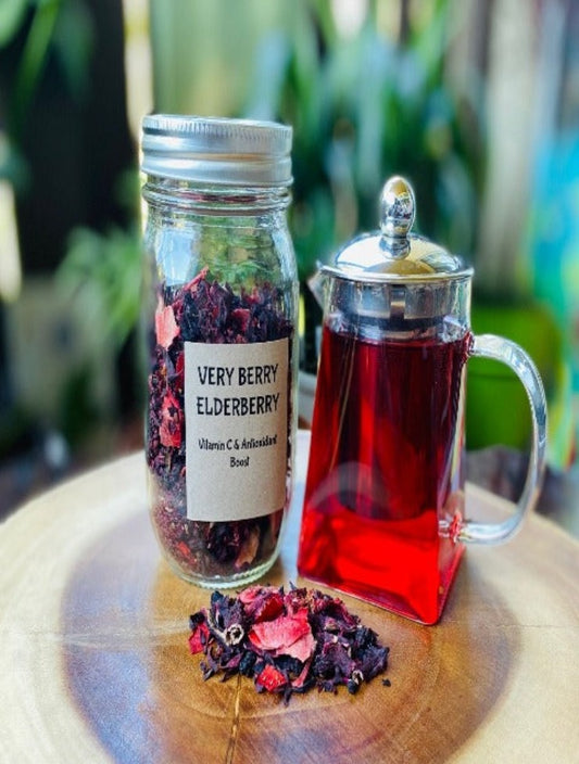 Very Berry Elderberry Organic Herbal Tea Blend