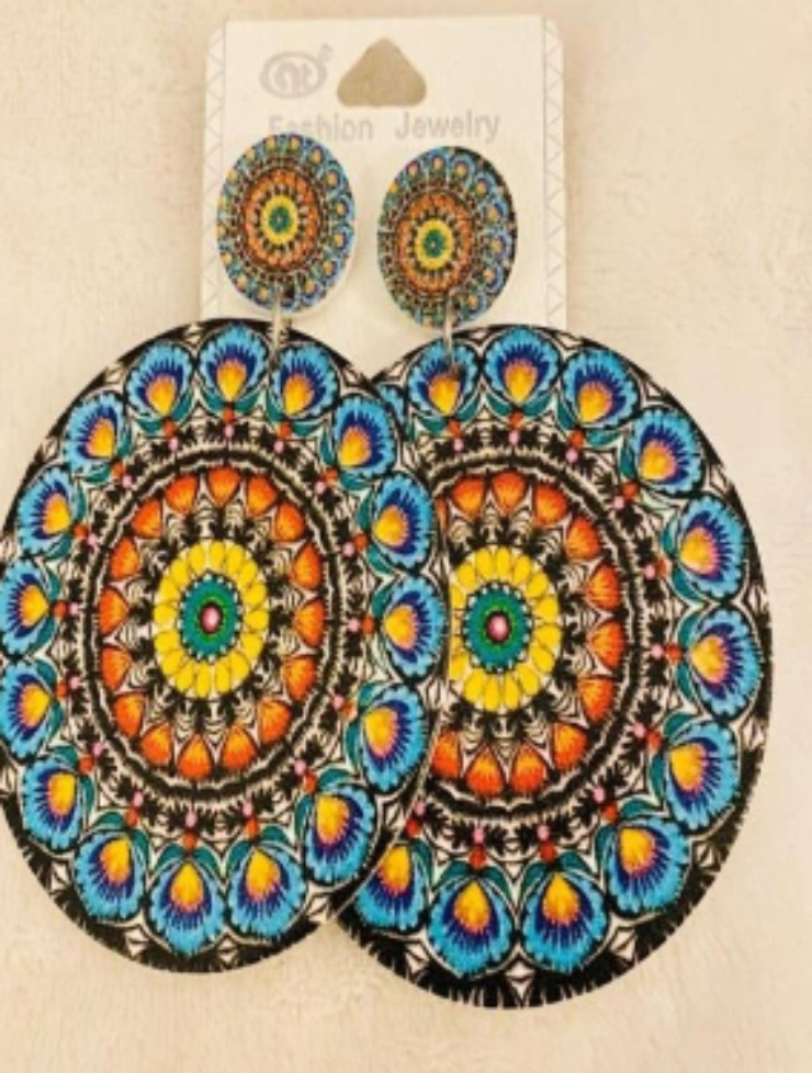 Bohemian Round Earrings