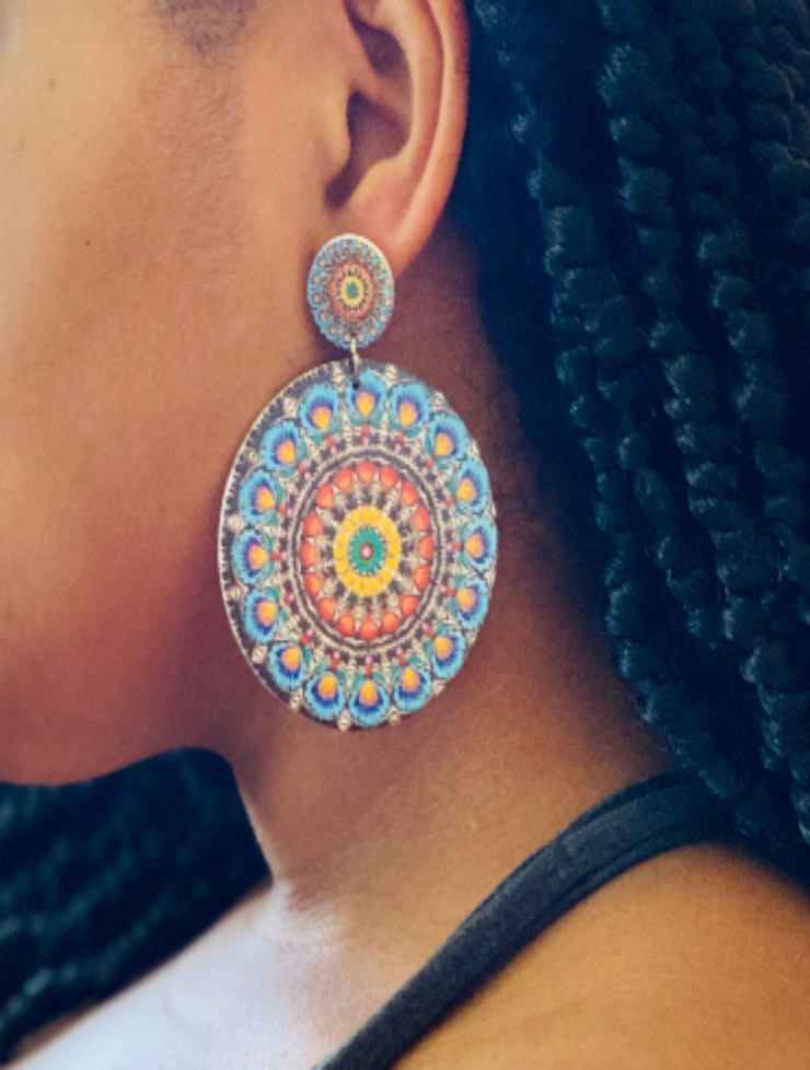 Bohemian Round Earrings